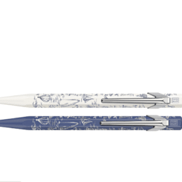Set Penna a Sfera & Portamine 849™ Toile de Jouy Bianco & Blu