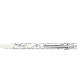Penna a Sfera 849™ Toile de Jouy Bianco